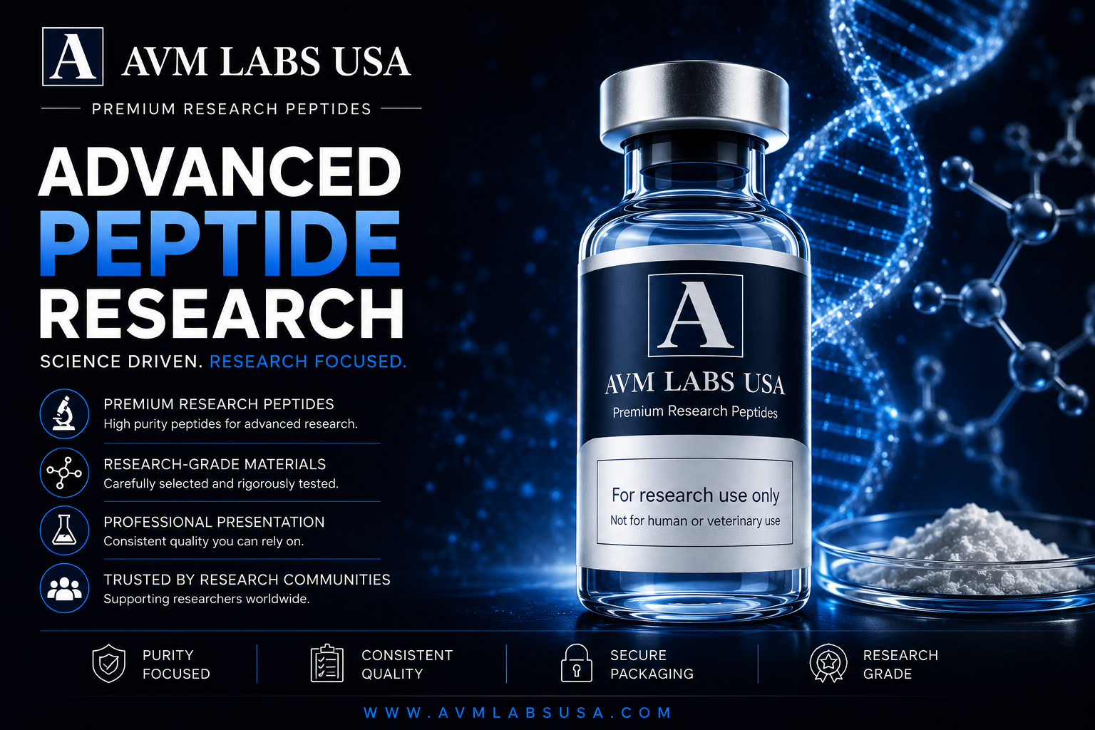 AVM Labs peptide research information
