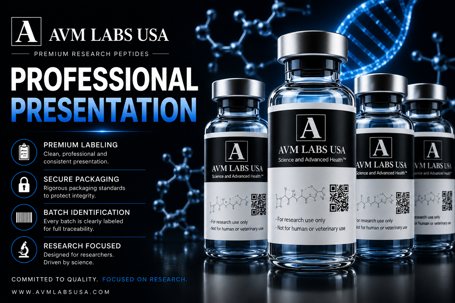 AVM Labs peptide research information