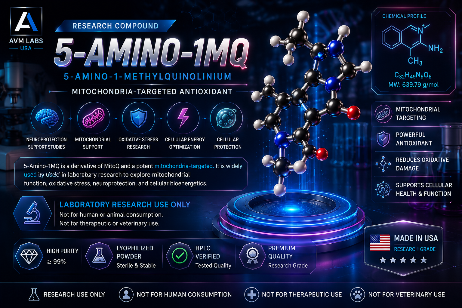 5 amino 1mq 5mg lab.research