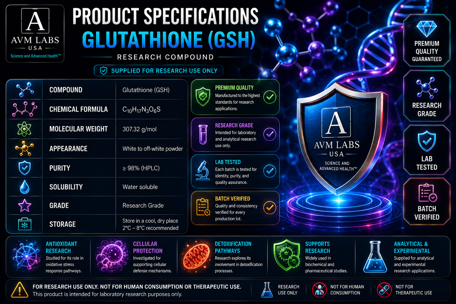 glutathione 1 product especification