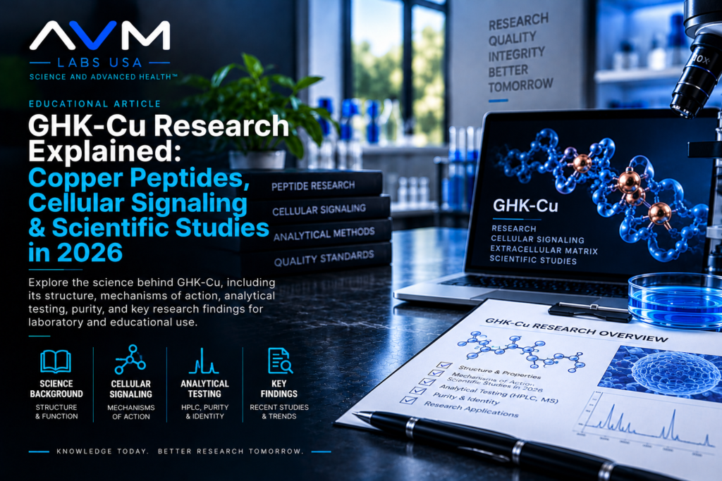 GHK-Cu Research Explained: Copper Peptides, Cellular Signaling & Scientific Studies in 2026 ghk cu research explained lab insights