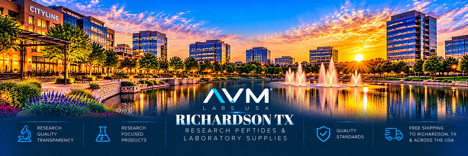 Research Peptides in Richardson, Texas richardson footer